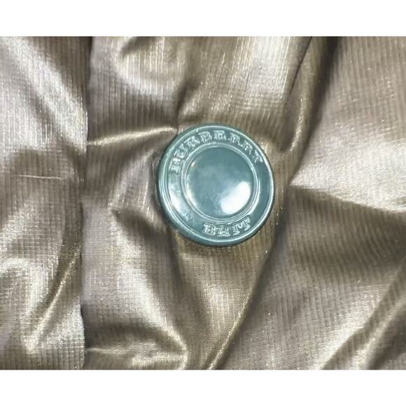 Burberry Brit Erwood Down Puffer Jacket Women’s L Metallic Bronze Olive Y2K - Picture 10 of 16